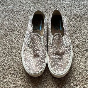 Vans Eco Theory Slip-On Shoes Women Animal Canvas